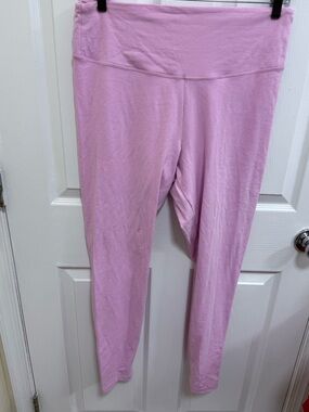 PINK Victoria’s Secret Light Pink High-Waist Leggings, Size XL